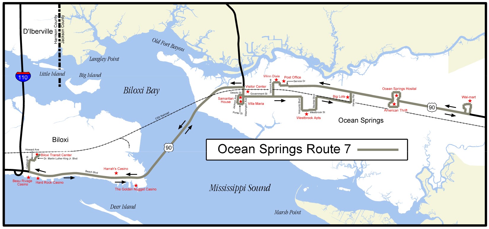 Ocean Springs Route 7