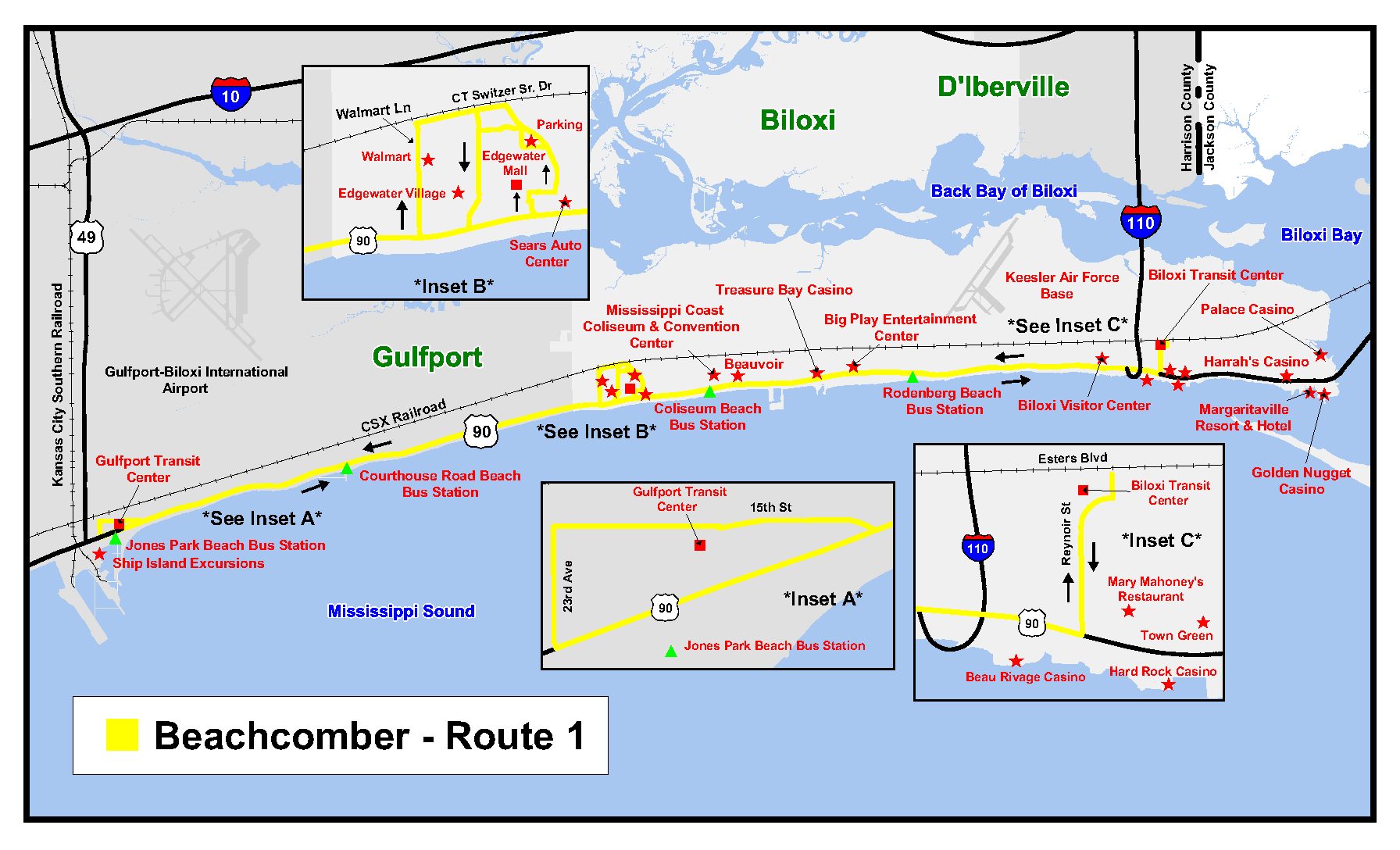 Map Of Ms Gulf Coast - Maping Resources