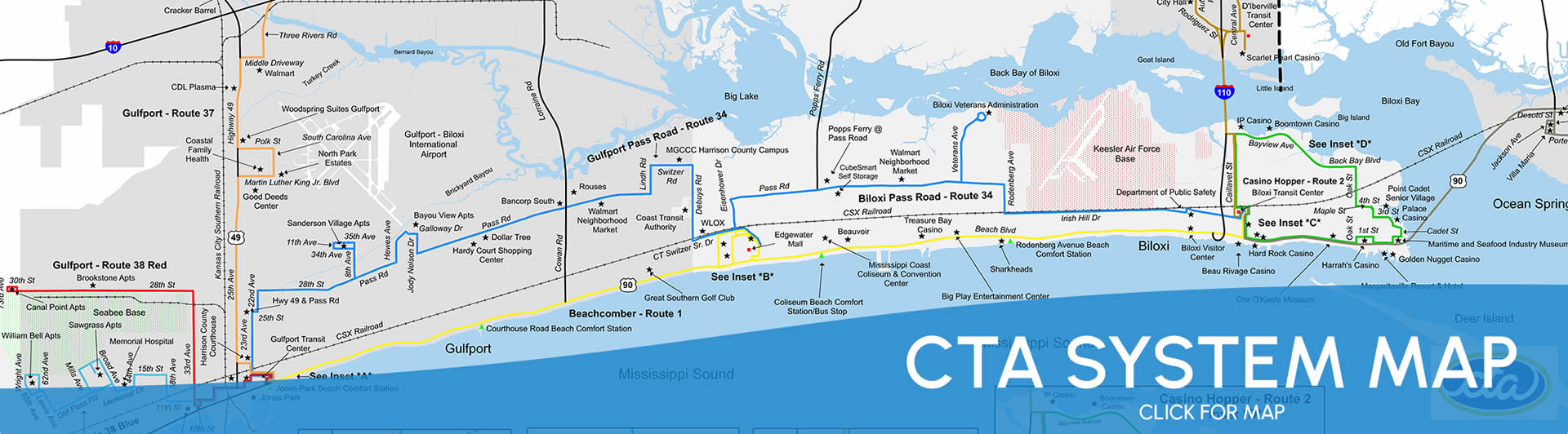 CTA System Map