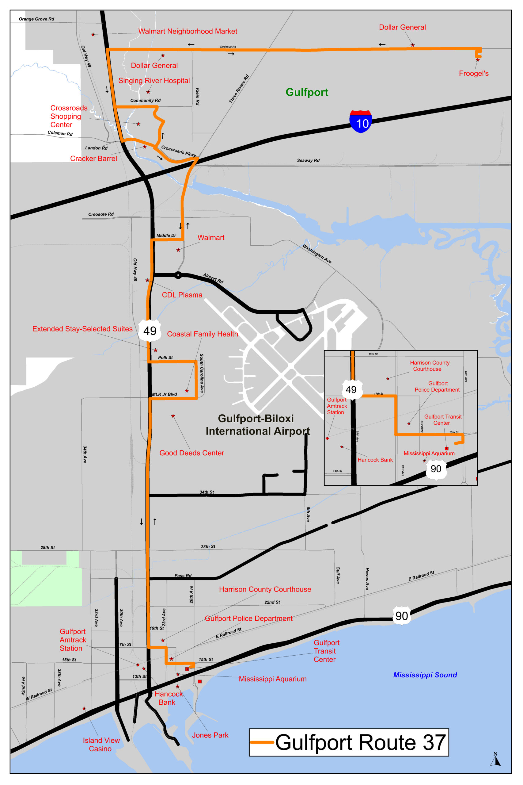 Gulfport 37 Map