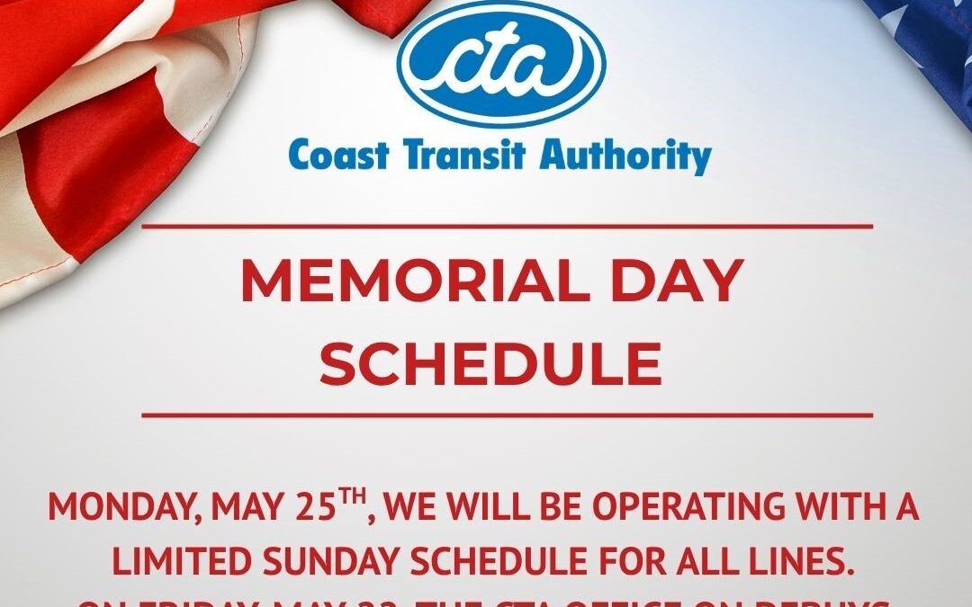 Memorial Day Bus Schedule